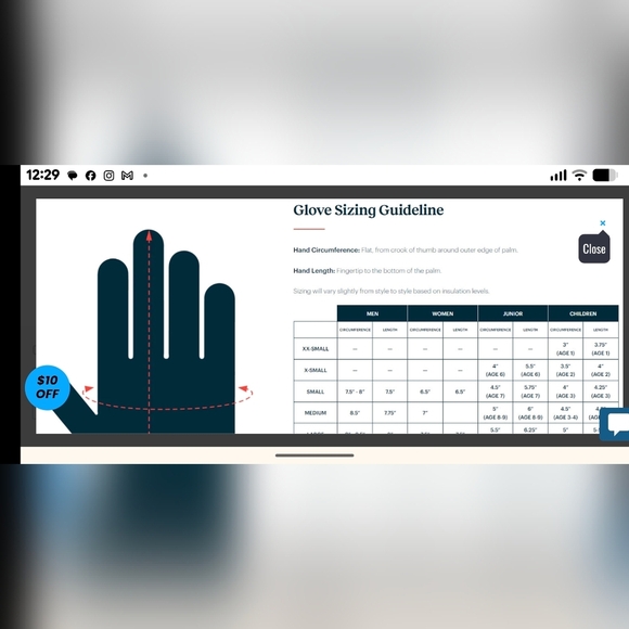 Winter Gloves 2 pairs Gray Gordini & Au Clair Black NWOT Size Jr S (7) - Picture 14 of 14